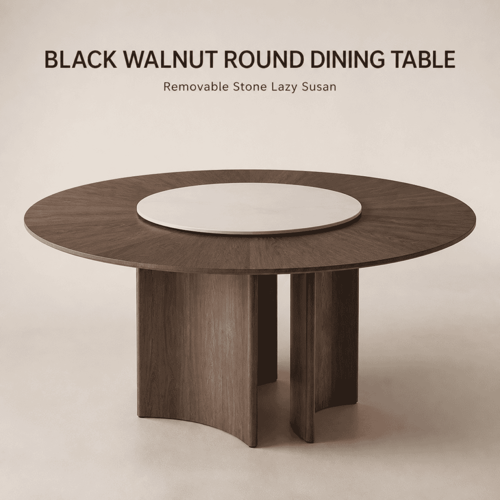 01-black-walnut-round-dining-table-removable-stone-lazy-susan-hero