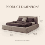 Relaxed Upholstered Platform Bed - Image 4