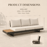 Modular Aluminum Outdoor Lounge Set with Adjustable Seating - Image 2