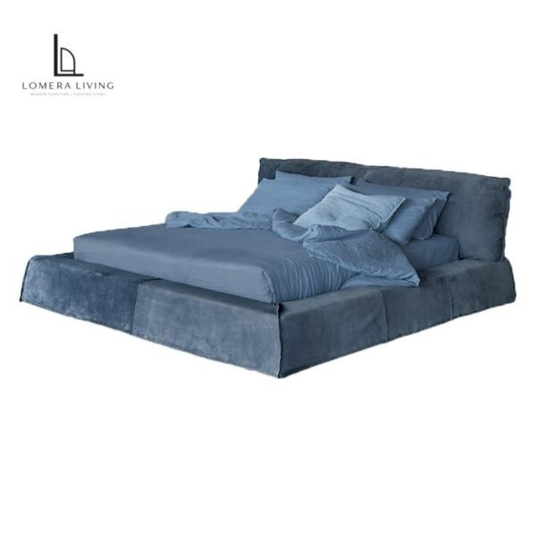 Relaxed Upholstered Platform Bed