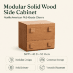 Modular Cherry Wood Side Cabinet - Image 2