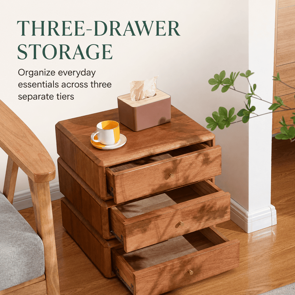 three-tier-rotating-wood-storage-cabinet-drawers