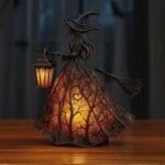 Halloween Witch Lamp – USB LED Table Light - Image 3