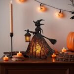 Halloween Witch Lamp – USB LED Table Light - Image 2