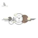 Modern Horizontal Circles Wall Clock