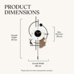 Light-Sensitive Deer Silhouette Wall Clock - Image 2