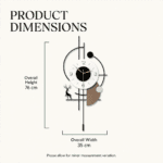 Light-Sensitive Deer Silhouette Wall Clock - Image 2